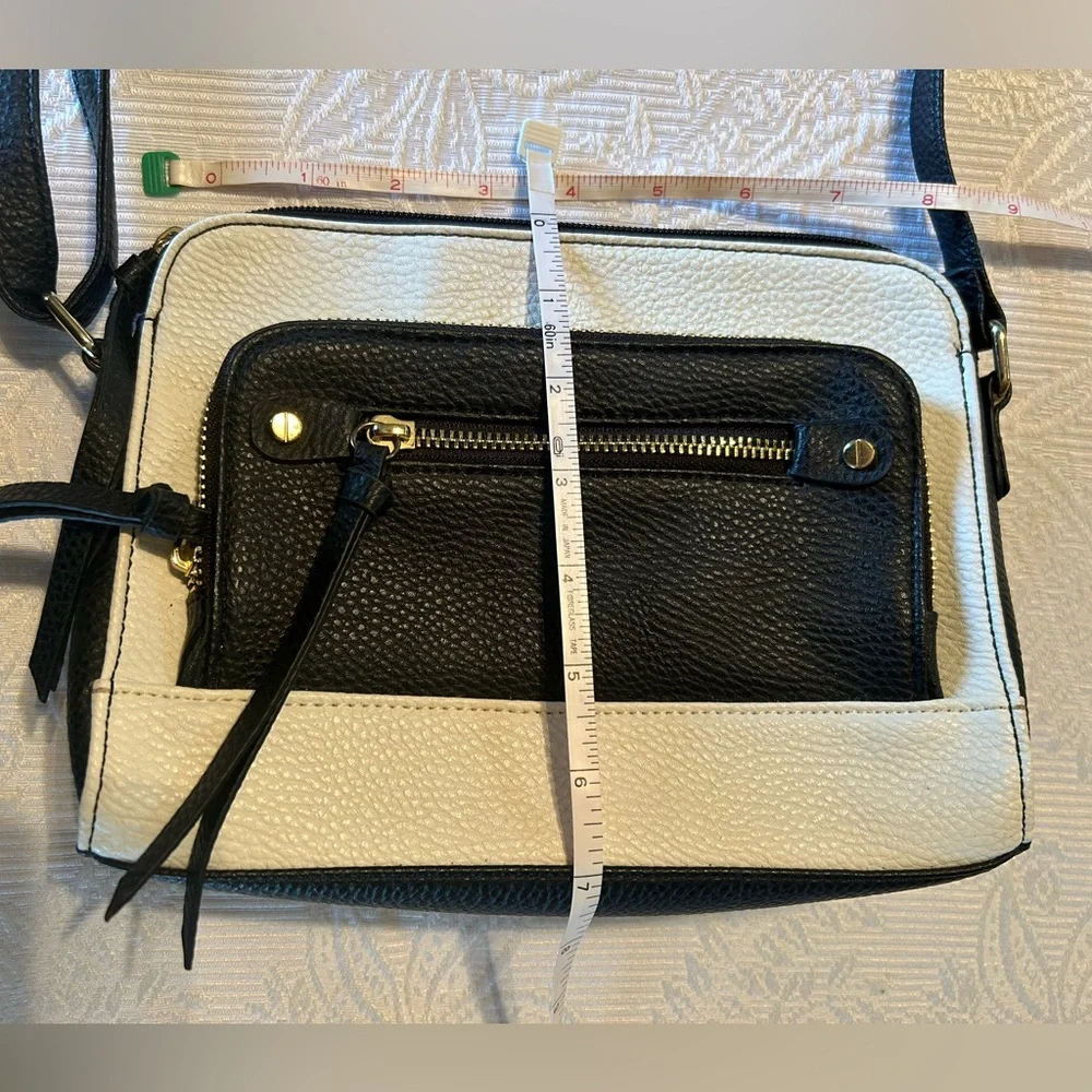 Black and White Crossbody Bag